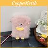 Plush Cartoon Shoulder Bag With Magnetic Closure For Daily Use