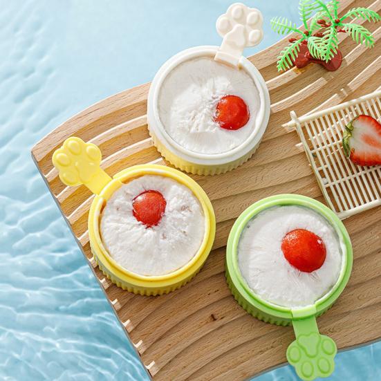 Ice Cube Mold with Lid Reusable Popsicle Molds for Ice Cream Sorbets Yogurt Desserts BPA-free Ice Cube Mold