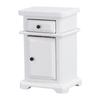 1:12 Scale Miniature Bedside Cabinet Birch Wood   Furniture Nightstand with Drawer for Bedroom