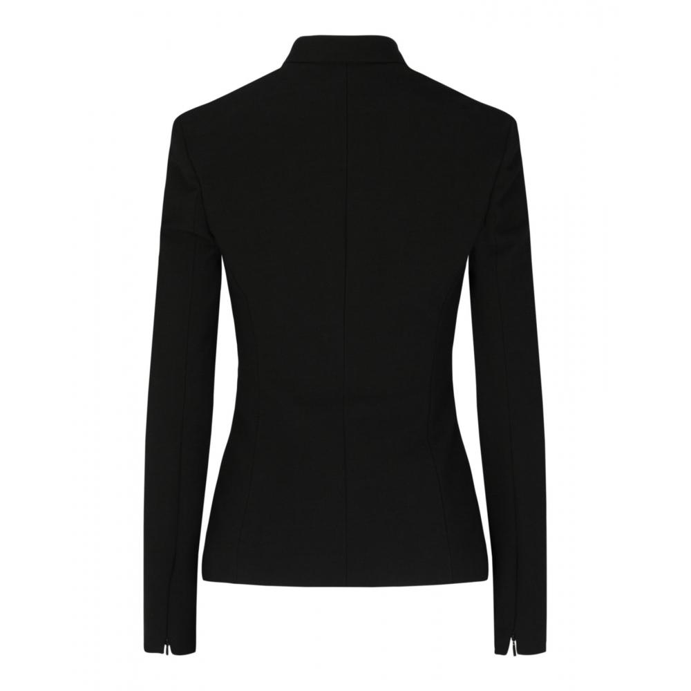 Salvatore Ferragamo Single Breasted Blazer Black