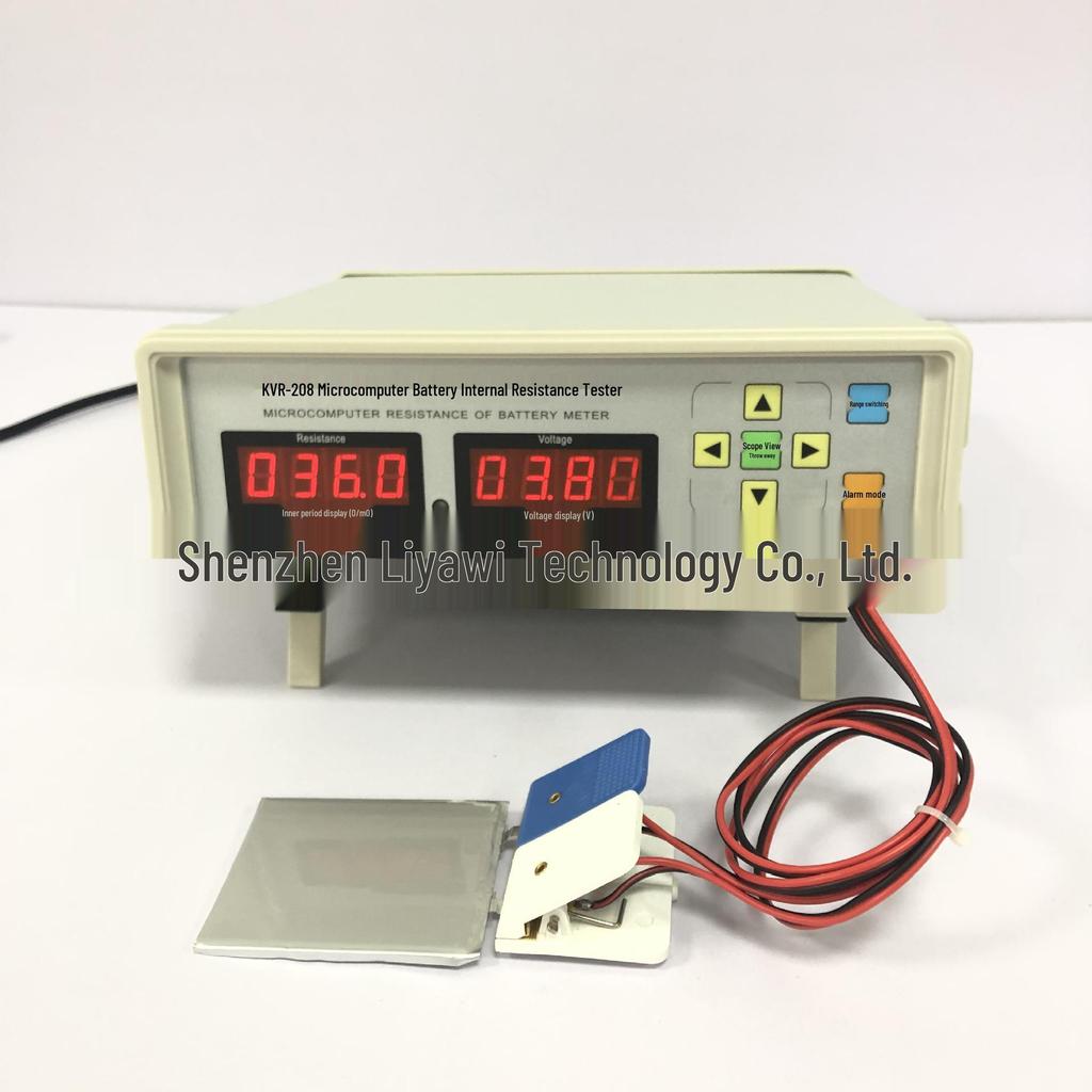KVR-208 Battery Internal Resistance Tester with Alarm Feature