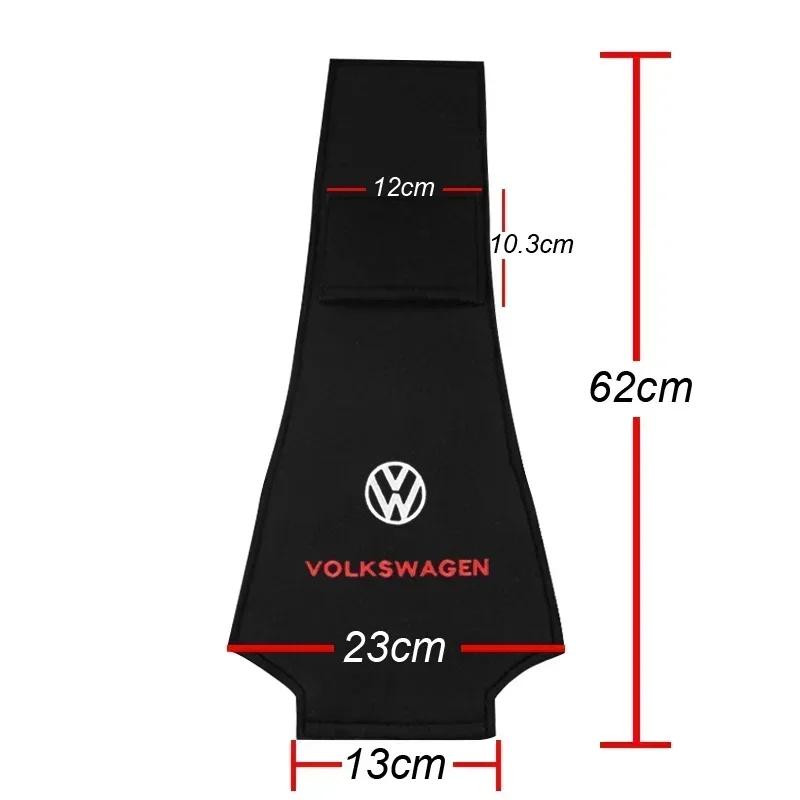 2025 Hot Cotton Car Headrest Cover Protector Pad for Volkswagen Polo Passat Golf Jetta Tiguan Touran TAYRON Santana Scirocco Acc