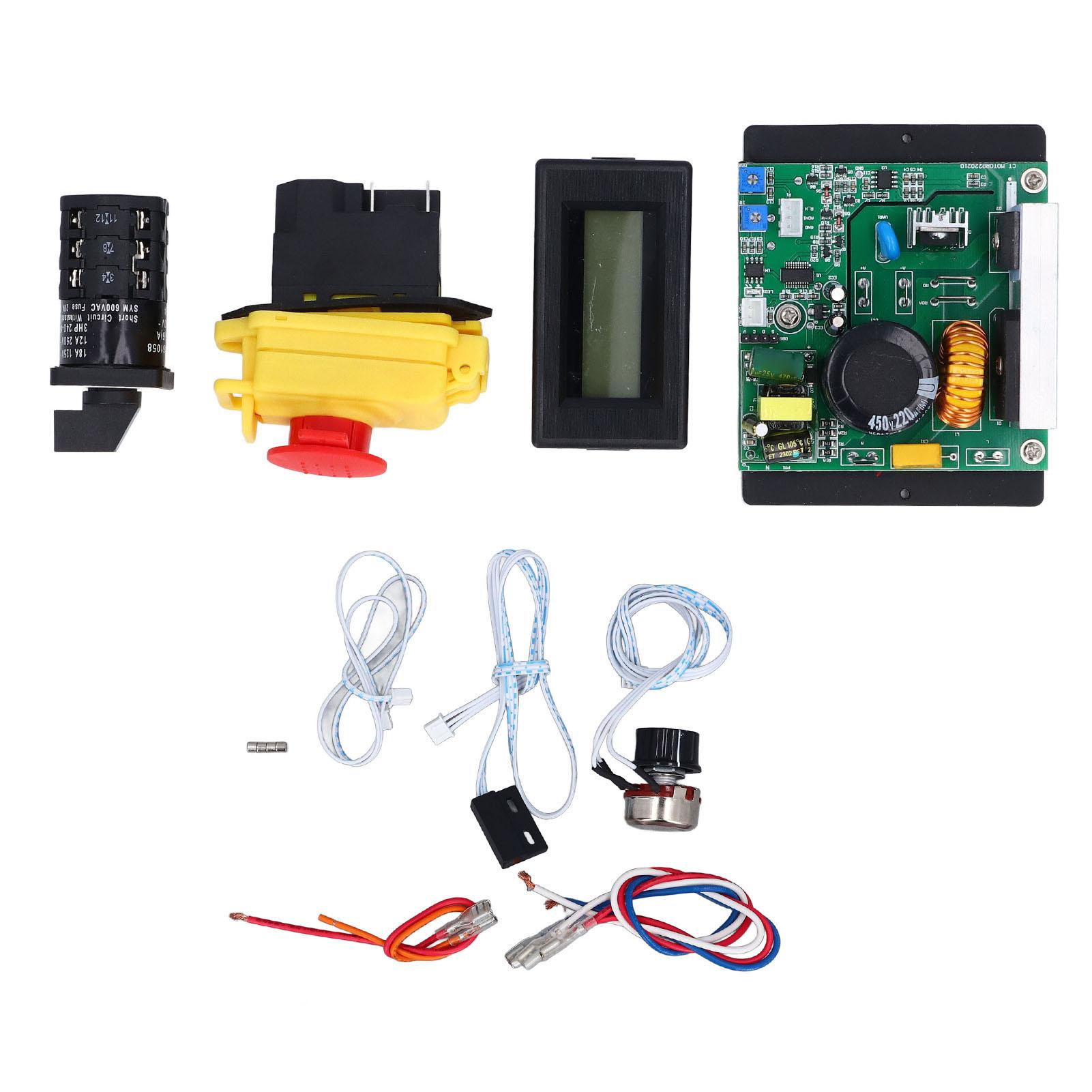 

Mini Lathe Motor Control System Motor Circuit Board with Magnetic Switch Direction Switch