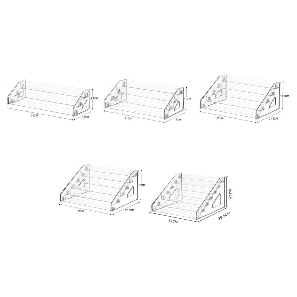 Acrylic Transparent Multi-layer Nail Polish Display Box Salon Nail Stand Storage Plastic Lipstick Art Storage Nail Box Cosm N4J8