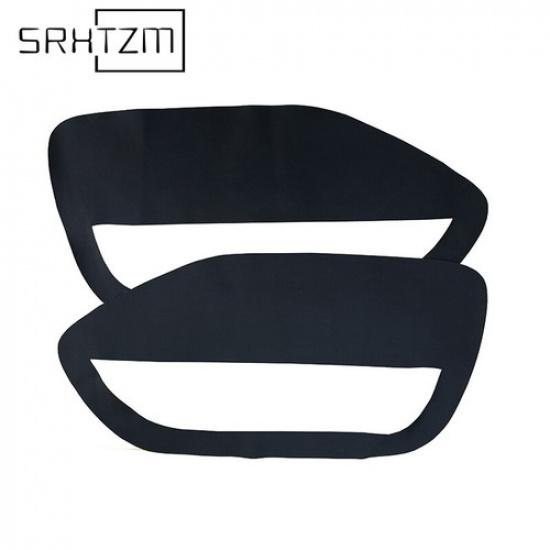 Black Real Leather Door Panel ert Cards Cover for Ford Mustang 2005-2009