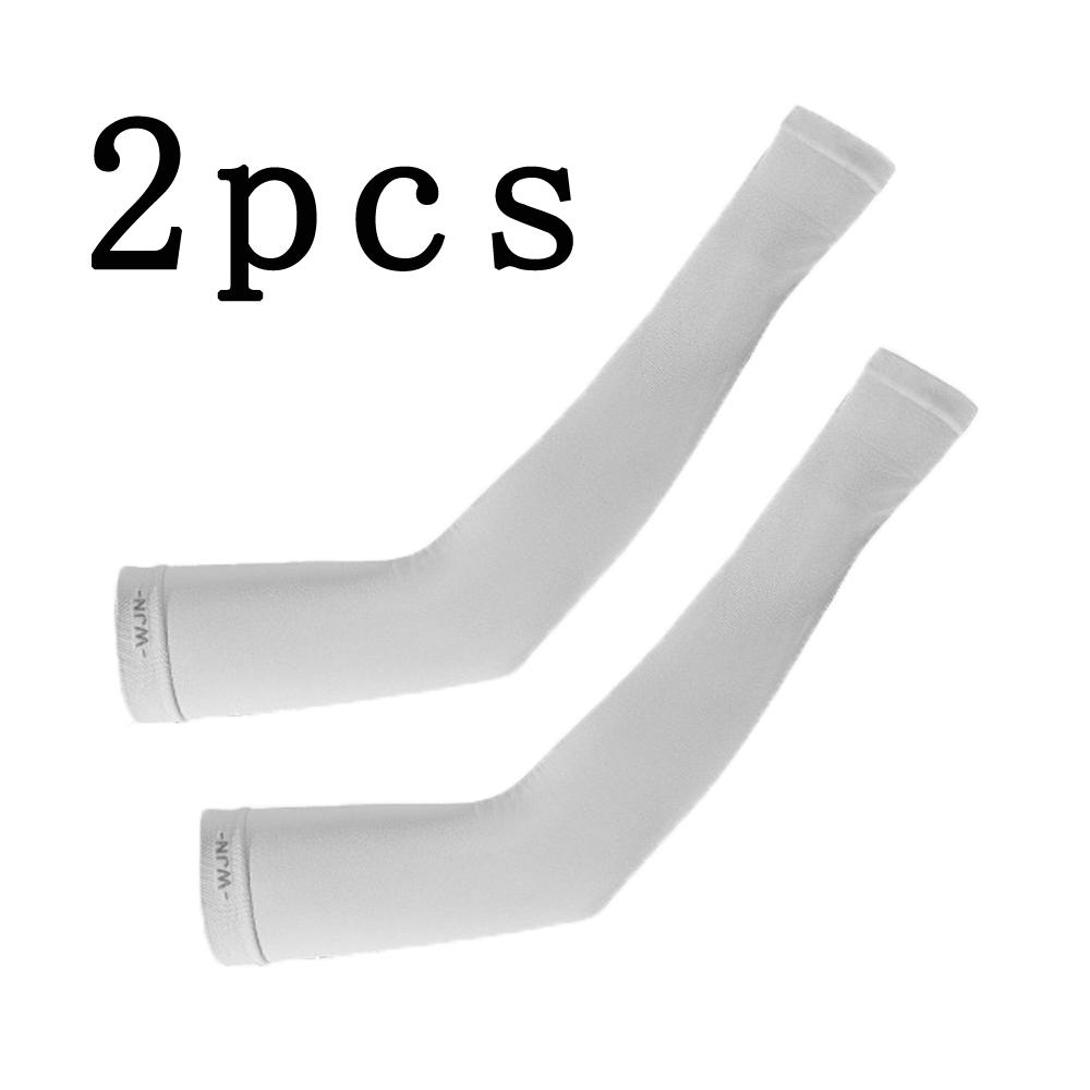 

1 Pair Ice In Sleeves Long Sun Protection Arm Cover, Outdoor Sports Sleeve, Cool Arm Cover, Sun Protection, Travel, Summer светло-серый