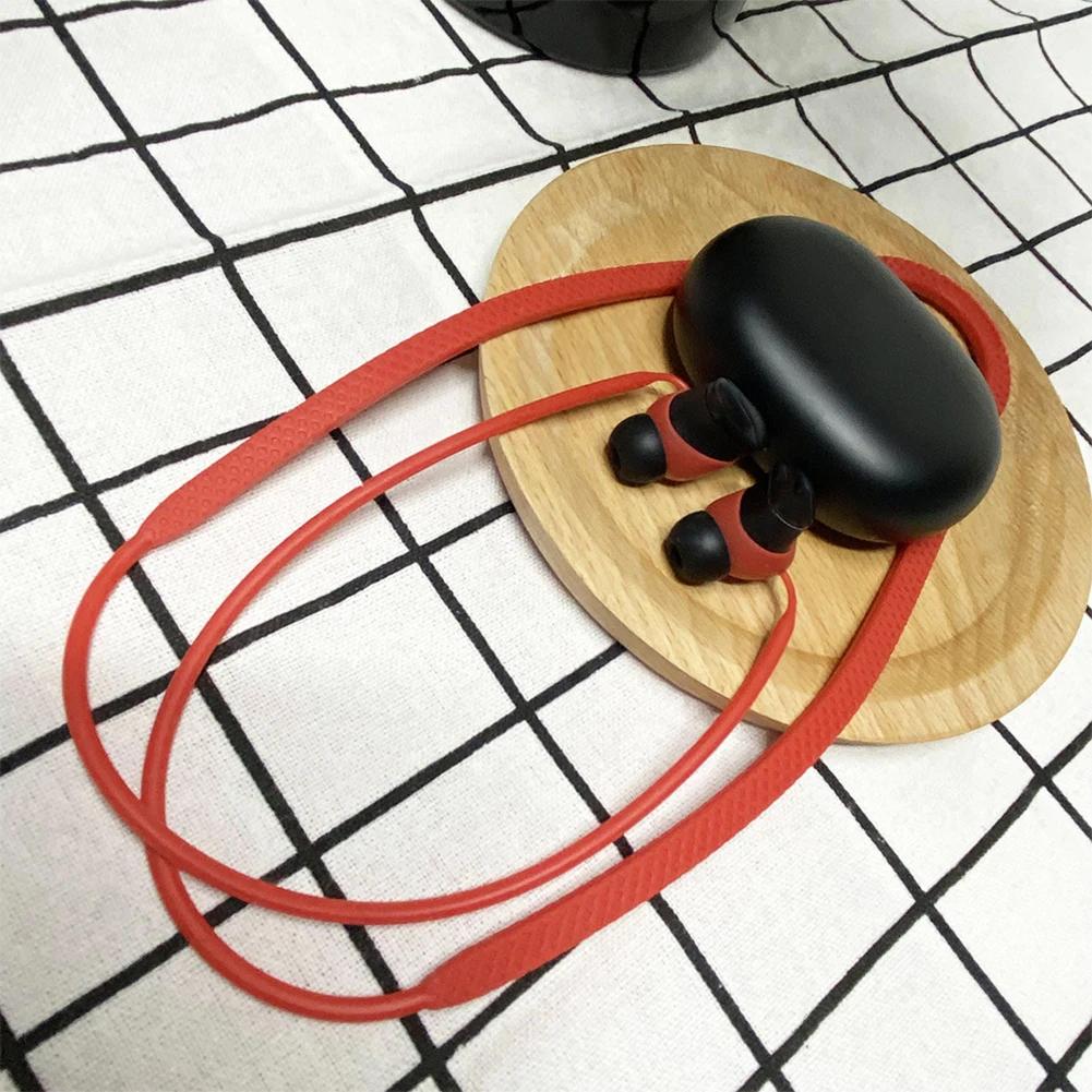 Earphone Strap for for Beats Studio Buds Anti Lost Strap Silicone Rope for Bluetooth-Compatible Earphones Silicone Lanyard