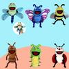 Cute And Soft Butterfly Plush Toy For Children Wholesale Insect Animal Hand Puppet Doll