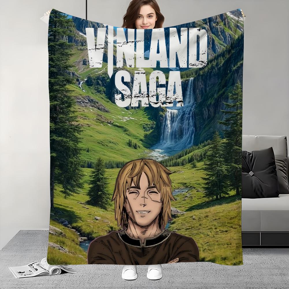 Vinland Saga Anime Comics Blanket Design Lightweight For Dorms, Naps, Living Room, Office,Sofa,All-Season