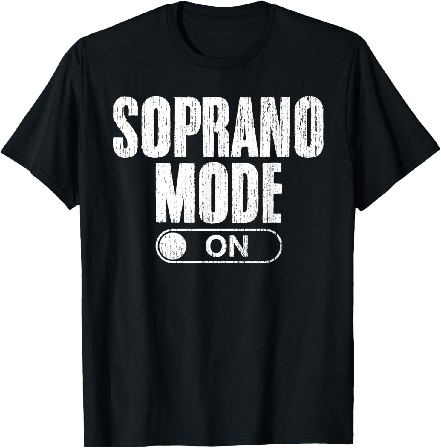 Soprano Mode On Singing Funny Choir Singing For Choir Singer T-Shirt S разноцветный