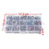 200 Sets / 800 PCS 9.5mm Metal Snap Button Set Multi-Color Mix Hollow Snap Buttons Prong Snap Button Set With Storage Case