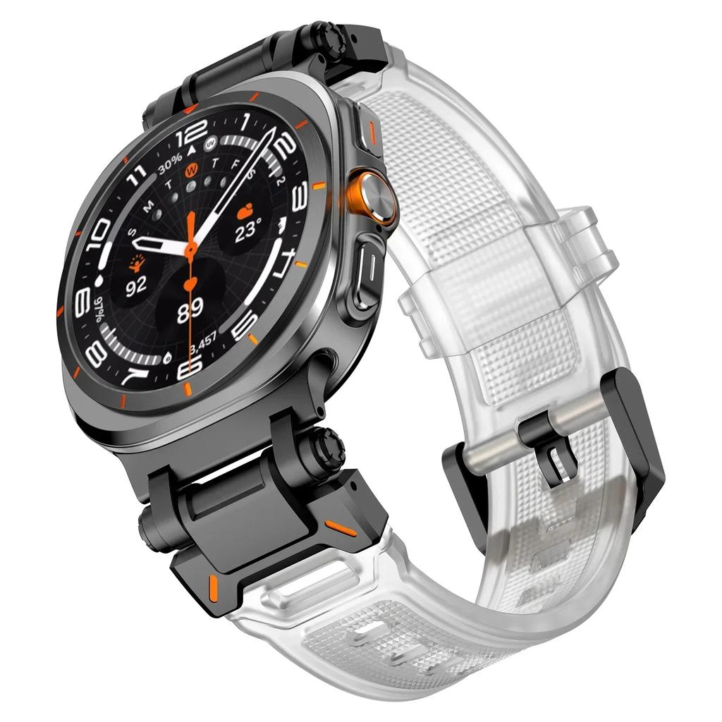 Rubber Strap for Samsung Galaxy 8 44mm 40mm 8 Classic 46mm Luxury Sports Band for Galaxy Ultra 2025 2024 Watchband Bracelet
