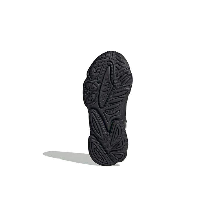 Adidas Originals Ozweego Leather Comfortable Durable Low-Top Sports Casual Shoes Kids Sneakers Black EF6295