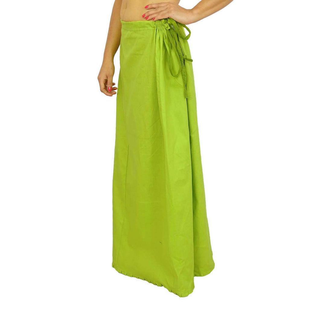 Saree Petticoat Underskirt Cotton Bollywood Indian Lining For Sari
