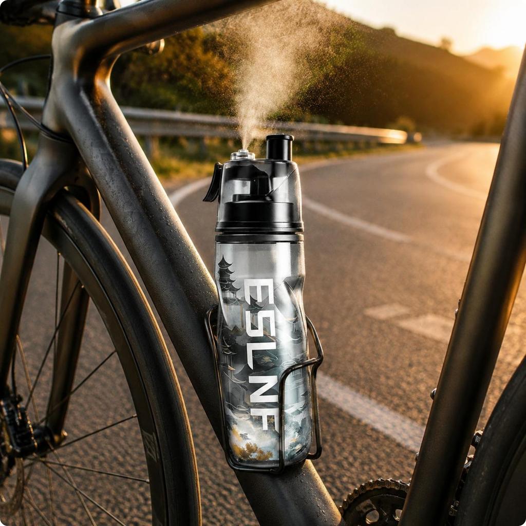Cycling Water Bottle Large Capacity Insulated Water Bottle Sports Accessory Leakproof Lightweight For Mountain Bikers