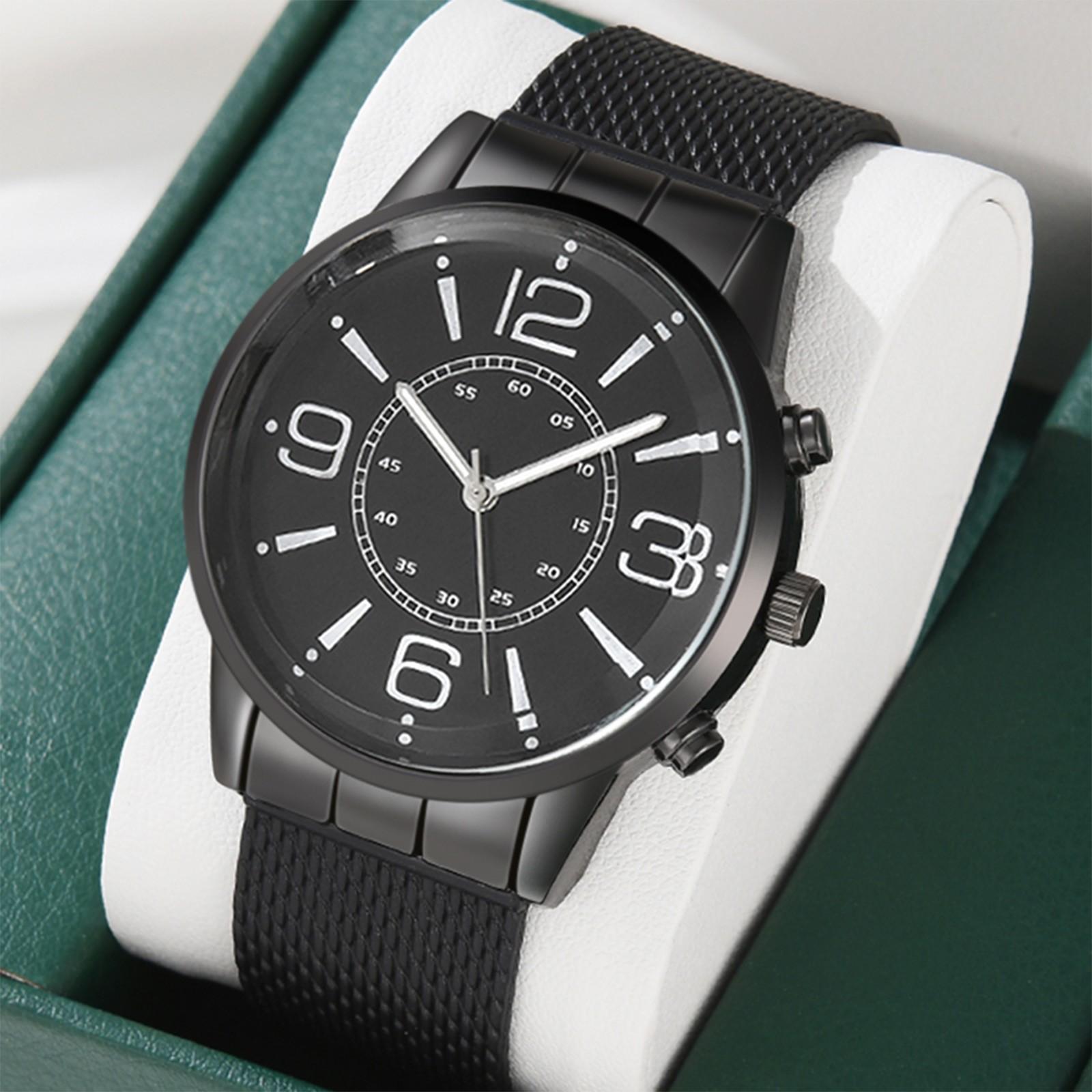 

Мужские цифровые часы Градуированные мужские часы Мужские кварцевые мужские часы с ремнем One Size чёрный