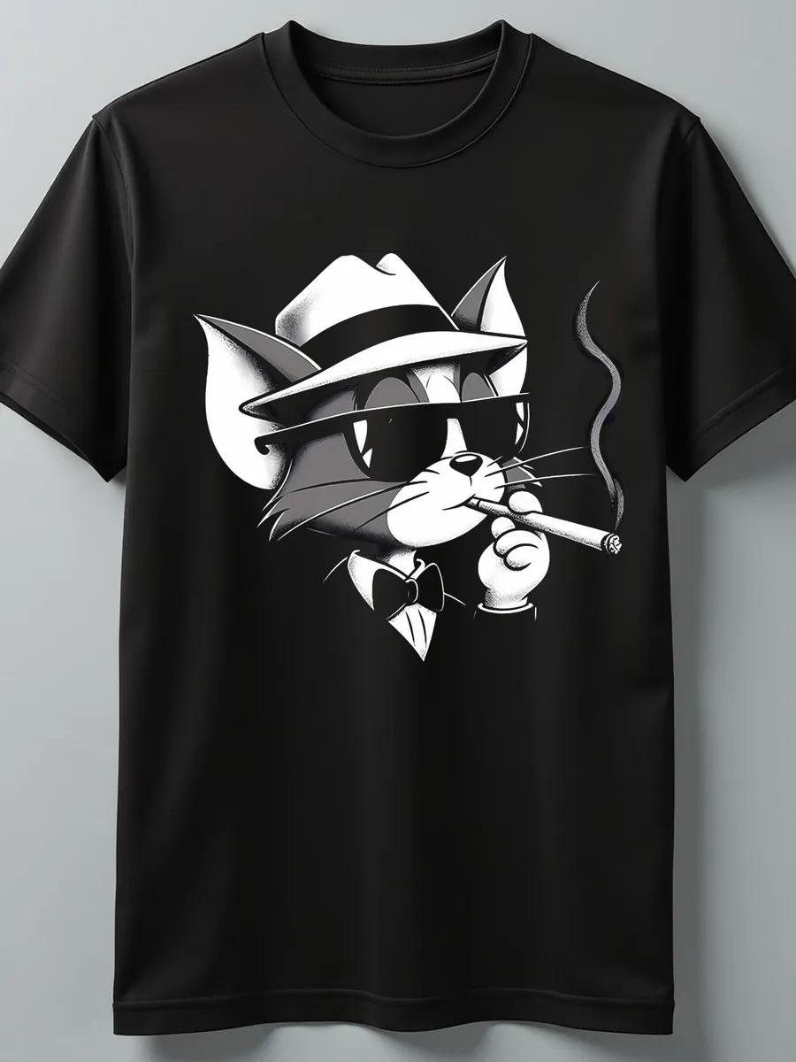 T-shirt with glowing Punisher print 3XL