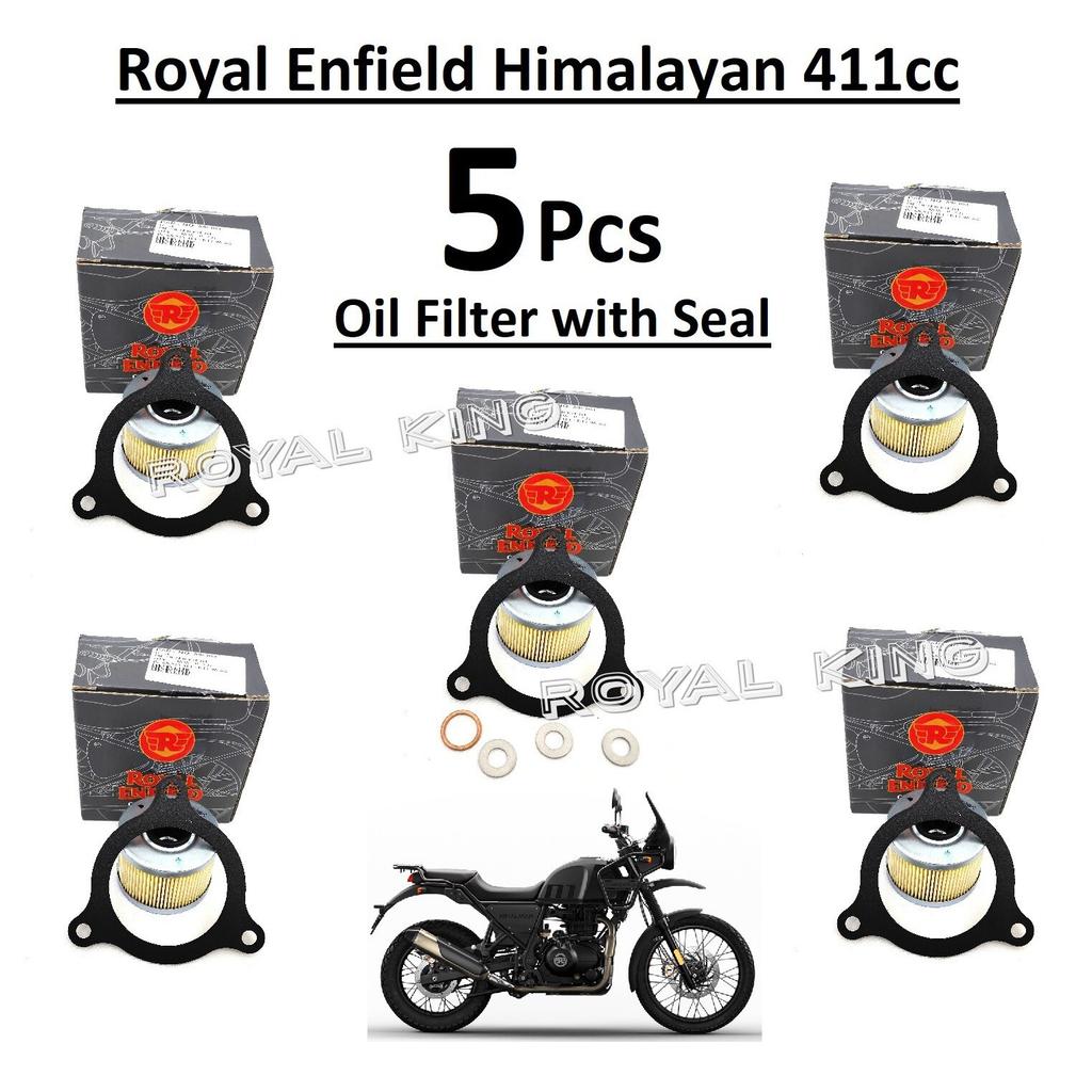 Royal Enfield Scram 411 Oil Filter with Seal Pack of 5