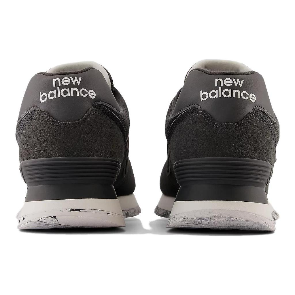 New Balance NB 574 Low Top Running Shoes Unisex Black White