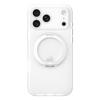 Full-coverage Clear Magnetic Phone Case for iPhone 17 15 16 Pro Max for MagSafe with 360° Rotating Stand Lens Protector Cover