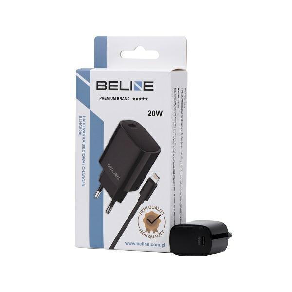 Ładowarka sieciowa 20W Beline Power Delivery USB-C Czarna
