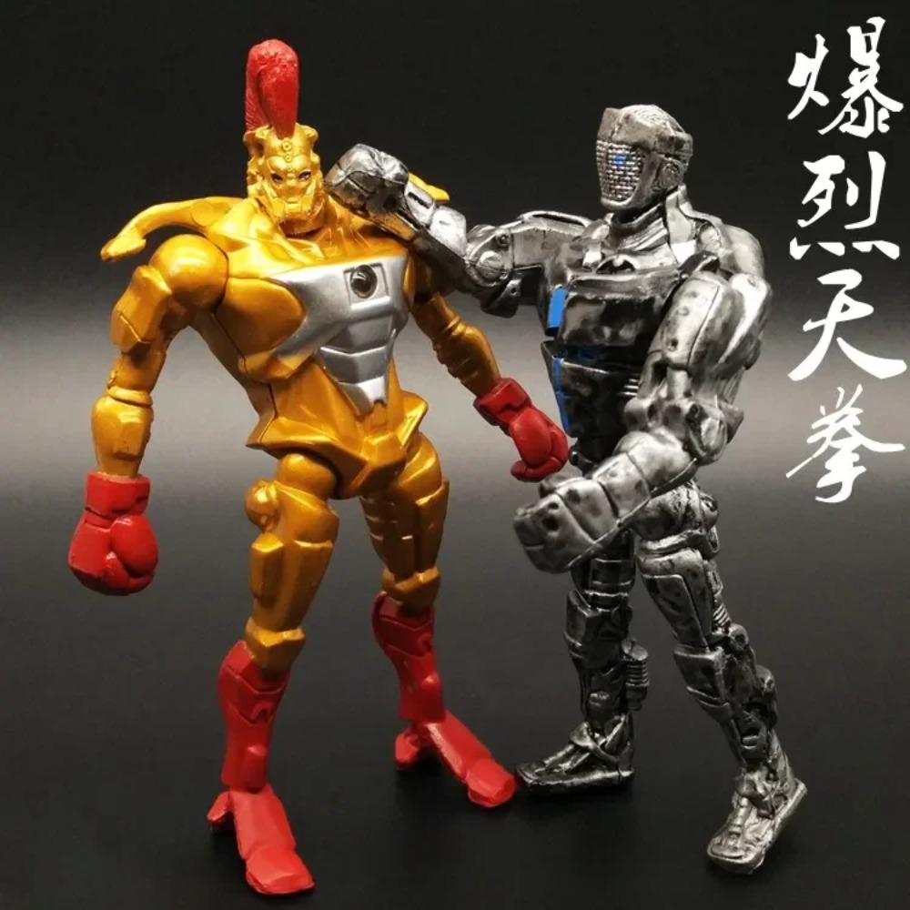8pcs/set Real Steel Zeus Atom Midas Adam Duracell Raider Robot Model Toys Gift 13cm Action Figure Cartoon Dolls 13cm