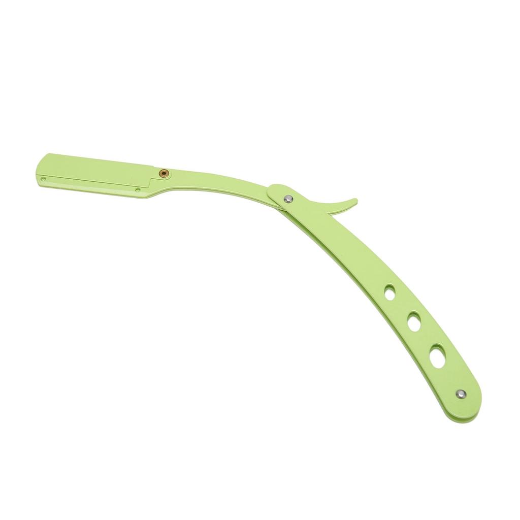 Men Manual Trimmer Blade Holder Foldable Reusable Safety Beard Clipper Handle for Home Salon