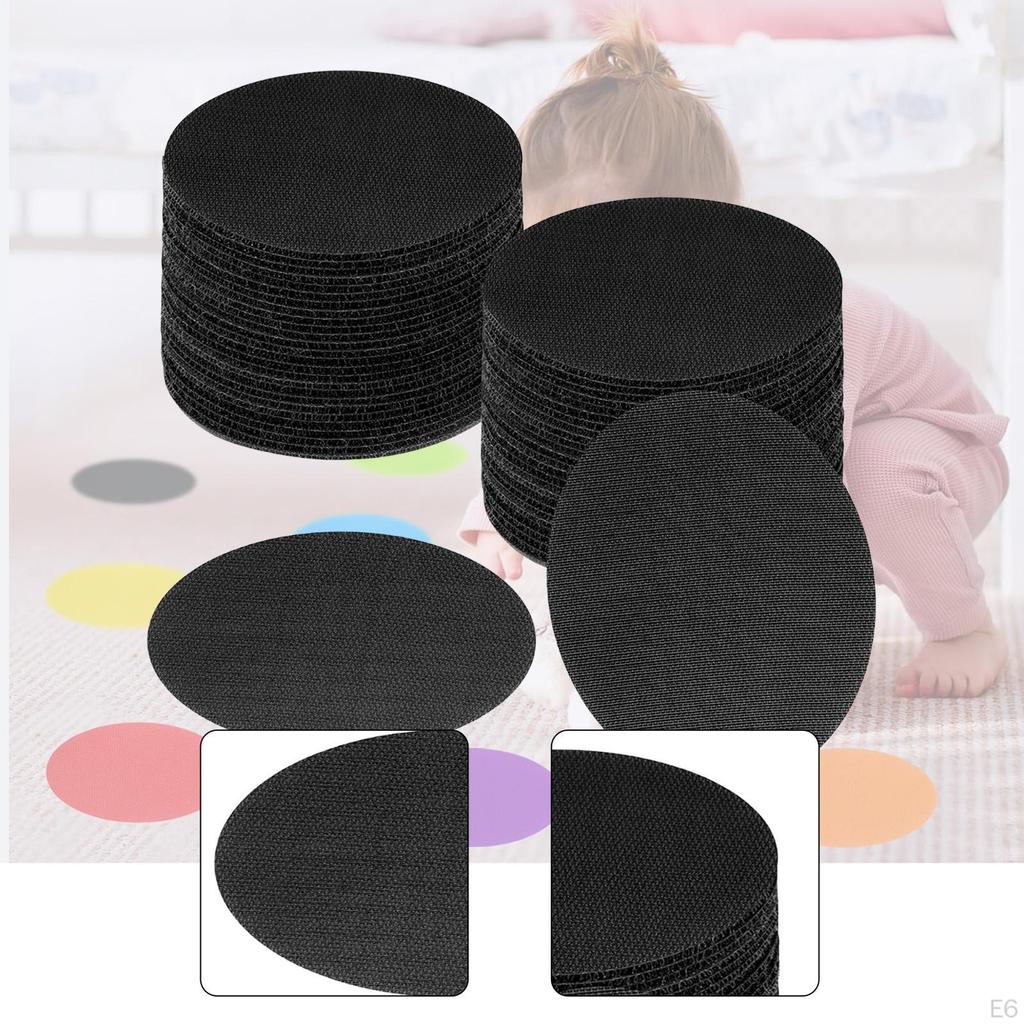 Markers Carpet Sticker 10cm Bright Colors Personal Floor Dots Marker for Yoga Exercise Gaming