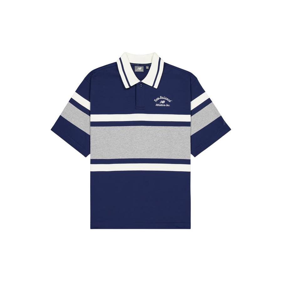 Мужская футболка-поло New Balance Морской синий NFE22241-NV XL