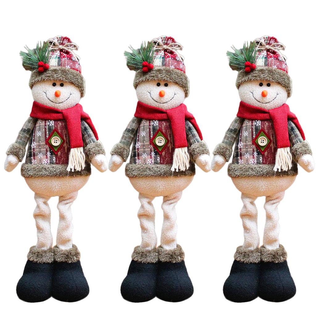 1/2/3PCS Christmas Doll Merry Christmas Decorations For Home 2025 Christmas Ornament Xmas Navidad Noel Gifts New Year 2025