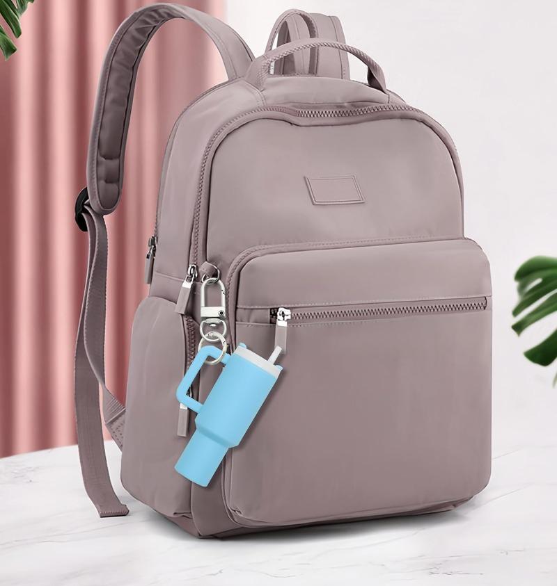8/3 Stück Mini-Becher-Schlüsselanhänger Niedlicher Tassen-Schlüsselanhänger für Stanley Cup Damen Mädchen Schultaschen Rucksäcke Lippenbalsam-Halter Gutes Partygeschenk