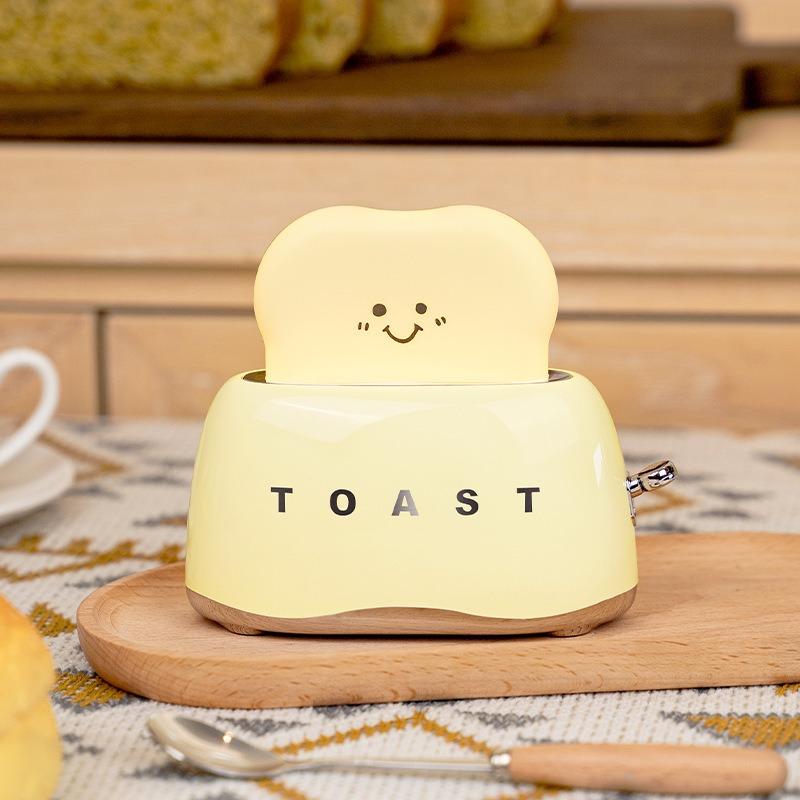 New Toast Night Light Cute little Bread Lamp Breastfeeding portable light with timer is still a great gift for kids and friends