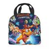 Crashs Bandicoots Cartoon Insulated Lunch Bags Video Game Food Container Portable Thermal Cooler Lunch Boxes For Work