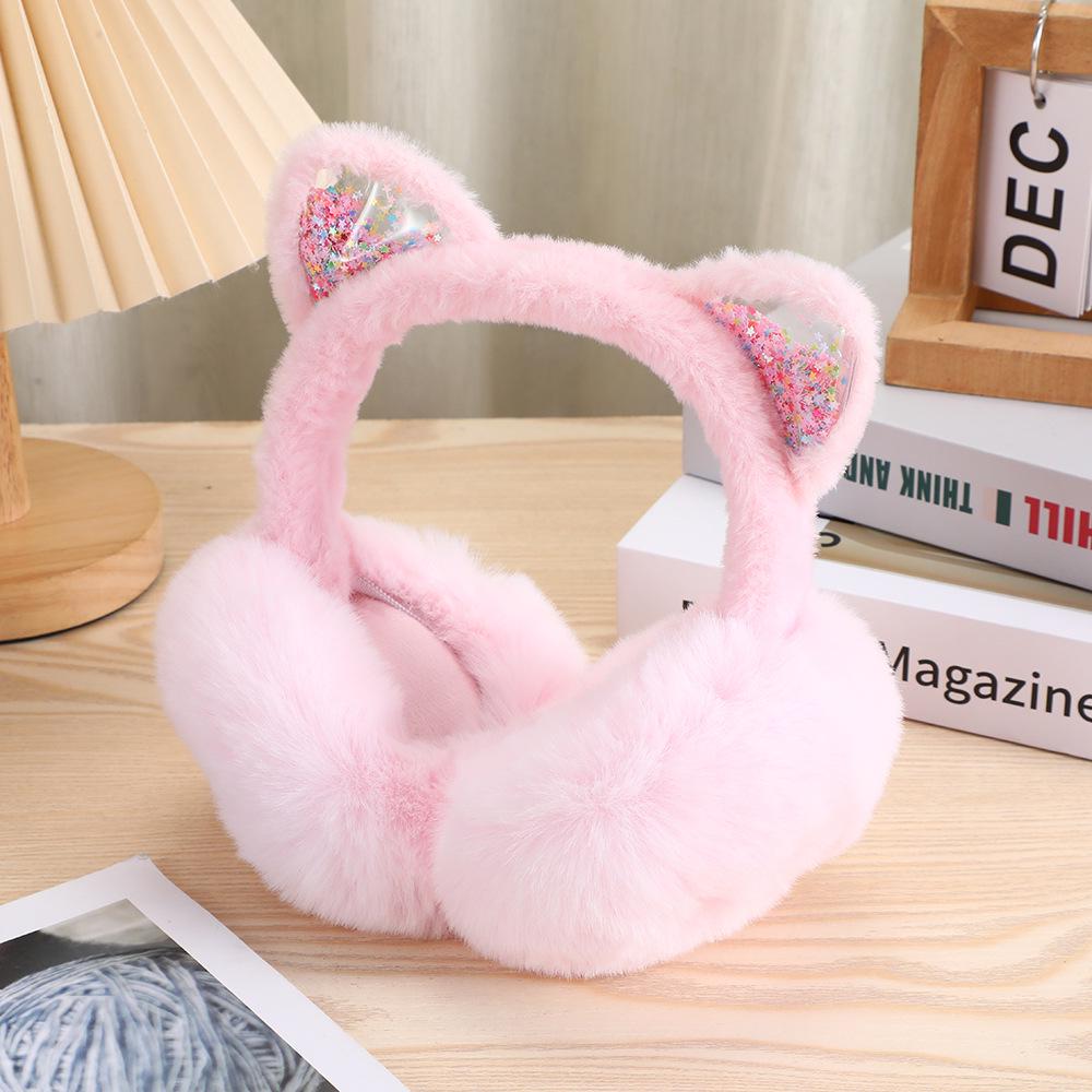 Kitten Style Kids' Winter Earmuffs - Toddler Warmth Essential