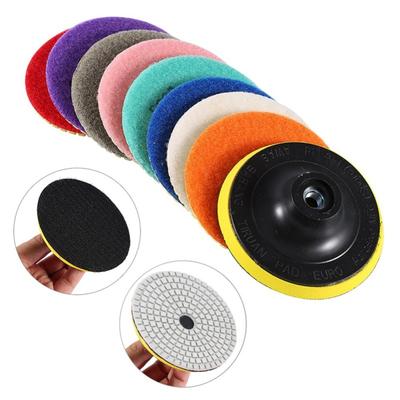 Wet Diamond Polishing Pads Grinding Discs For Granite Concrete Marble Polish 100mm