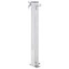 Colonne à eau de jardin - Inox - 40 cm - Robuste - Résistant à la corrosion - Pratique
