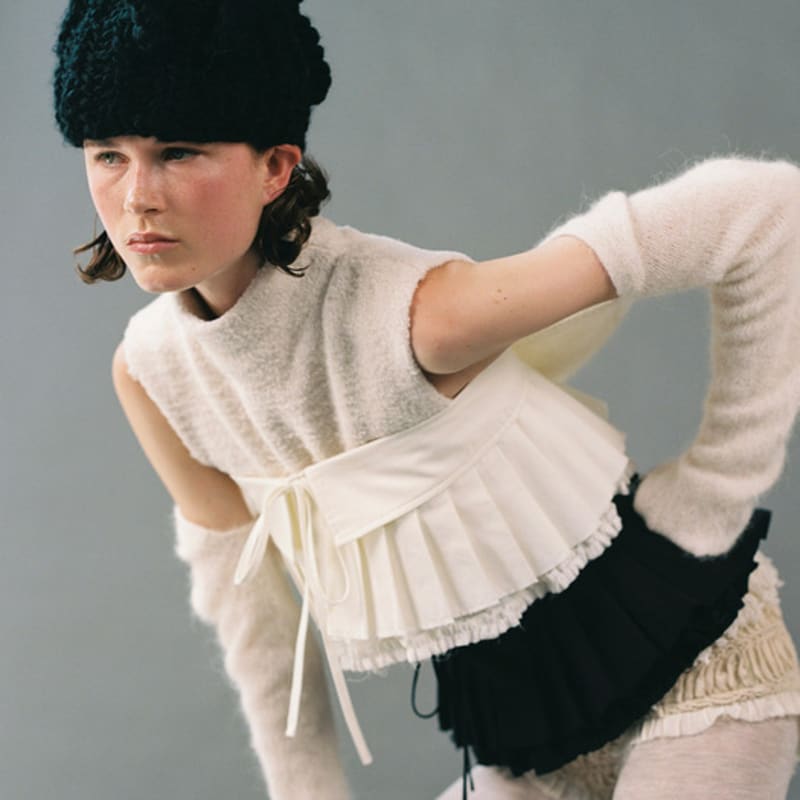 

AWESOME NEEDS HANDICRAFT KNIT ROPE HAT_BLACK FREE