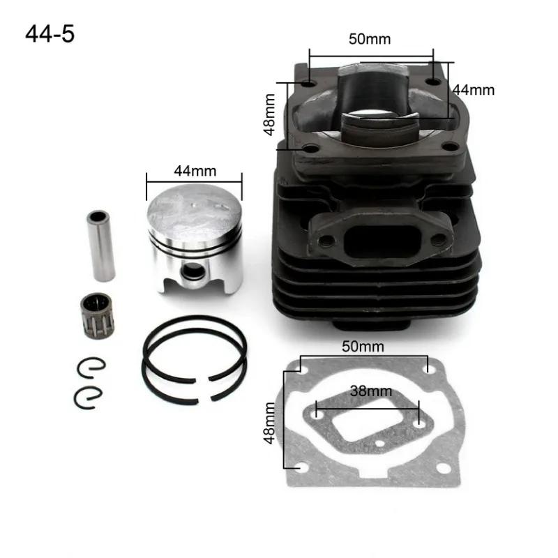 44mm ve 40mm Yedek Silindir Piston Kiti 44-5 ve 40-5 Çalı Kesme Makinesi Motoru için 44F 5 ve 40F 5