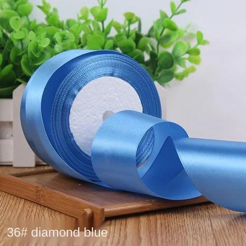 25Yards/Roll 6mm 10mm 15mm 20mm 25mm 40mm 50mm Silk Satin Ribbons for Gift Packing Christmas Party Decoration Fabric Crafts DIY