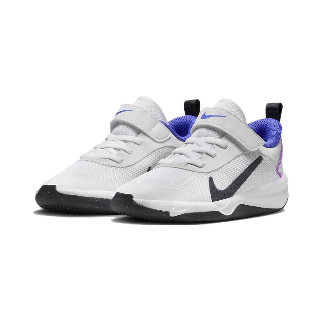 Nike Omni Multi-Court PS White Dark Obsidian Kids Sneakers Light-Ultramarine Fuchsia-Dream DM9026-104