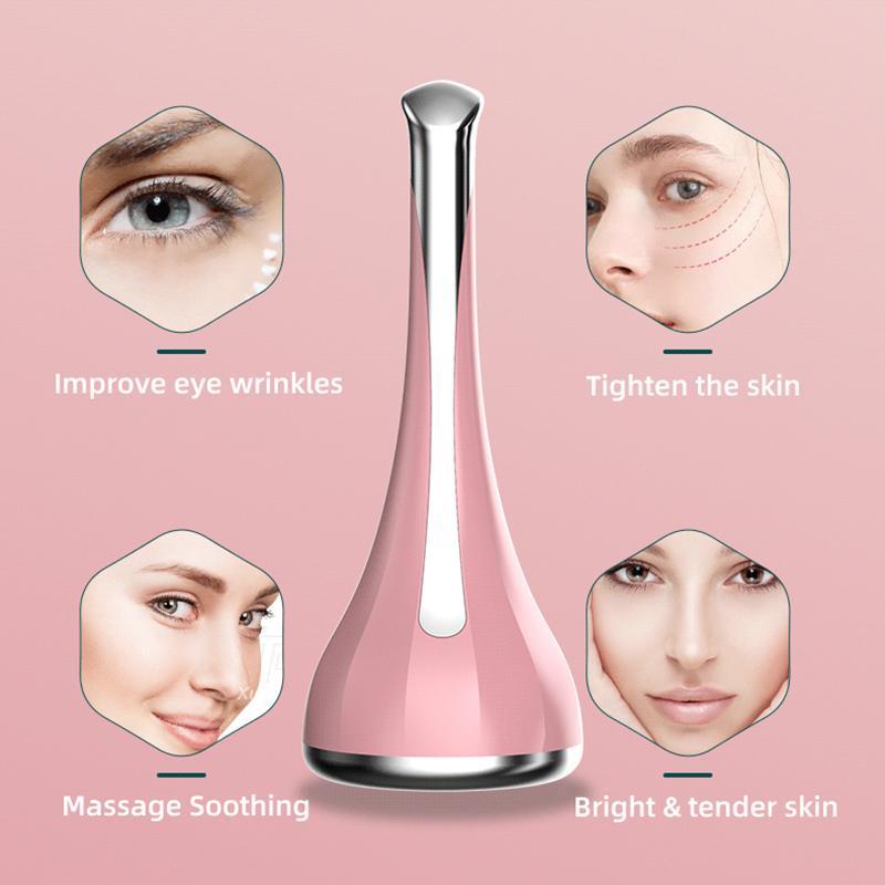 SCIONE Magnetic Beauty Device Facial Lifting Firming Massager High-Frequency Vibrating Dumbbell Portable Beauty Device