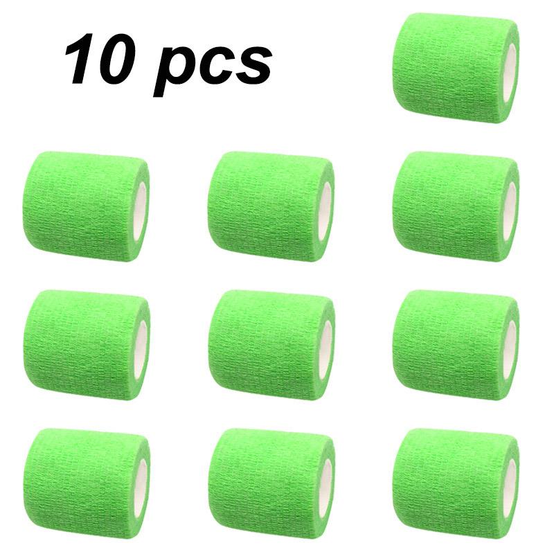 10 Rolls Self Adhesive Elastic Sports Bandage Wrap for Joints Limbs Pet Protection Athletic Injury Tape Compression Strap