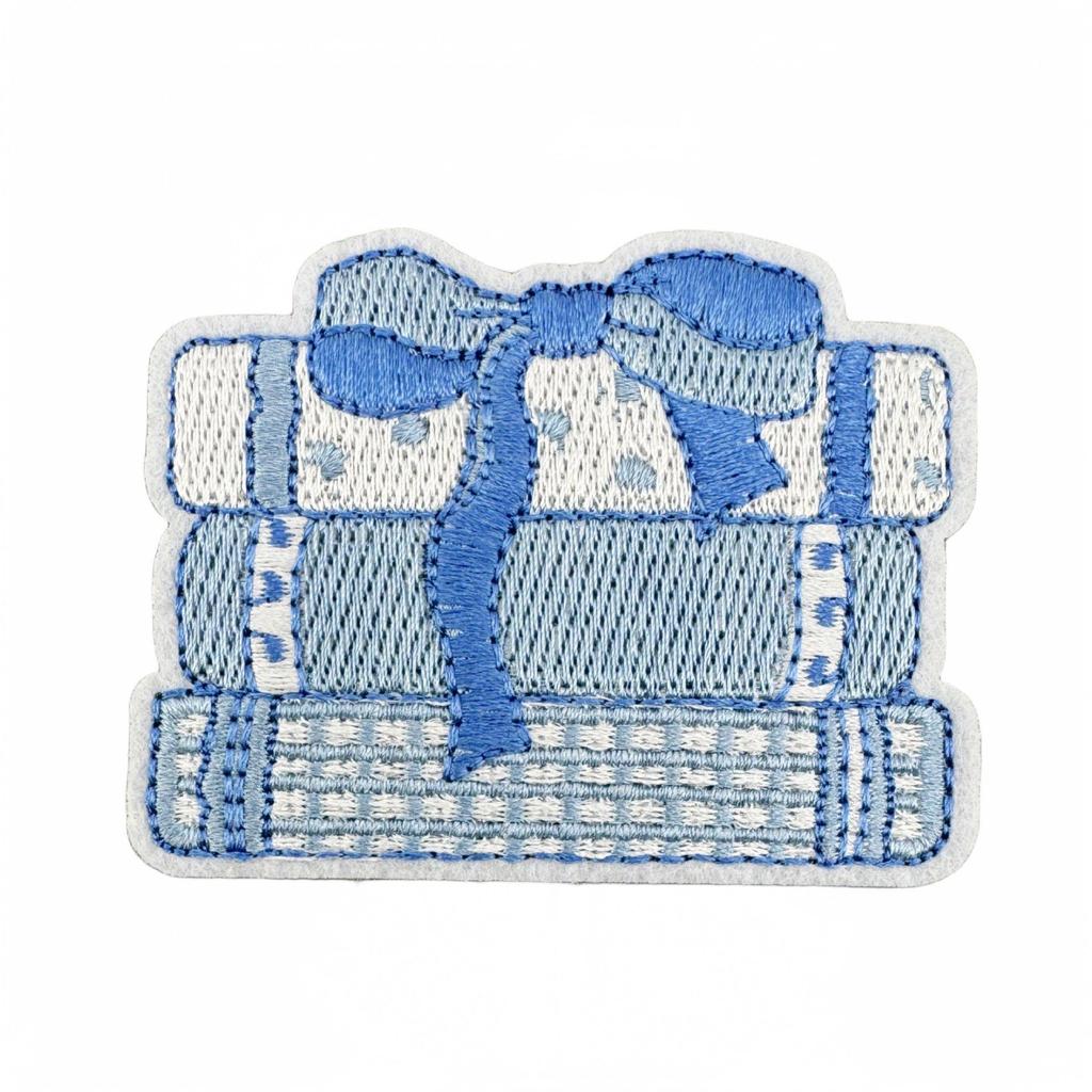 Blue Series Cute Cartoon Embroidered Cloth Patches for Jackets
