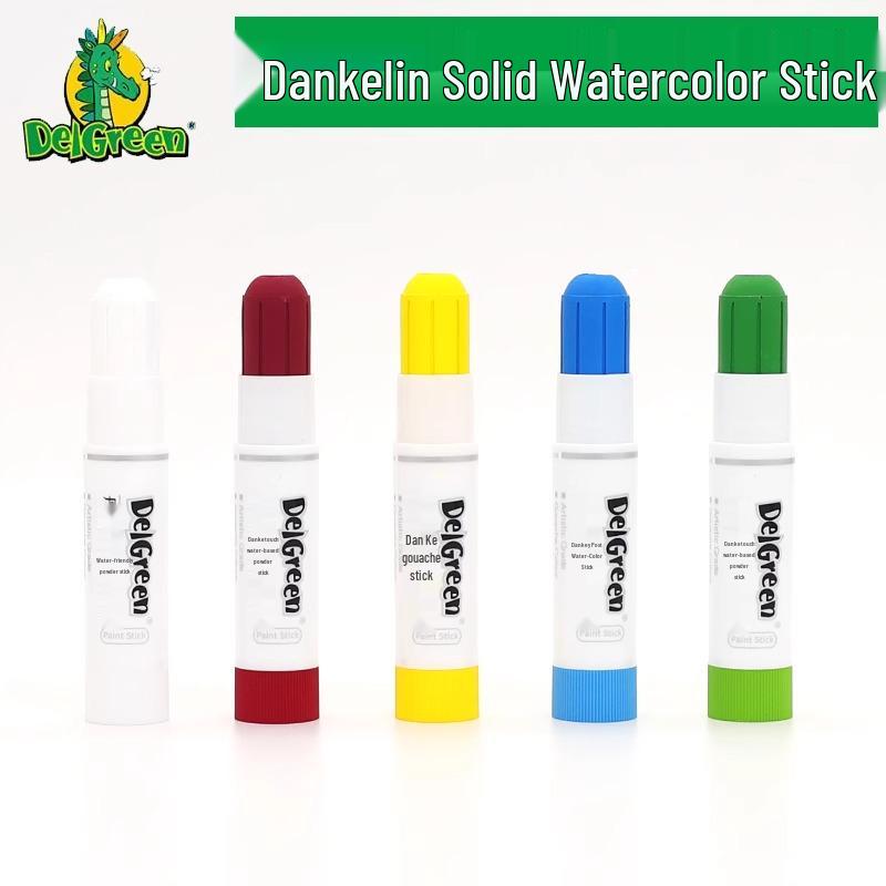 Dankelin Washable Watercolor Sticks: 12, 18, and Macaron Colors - Perfect for Painting and Graffiti.
