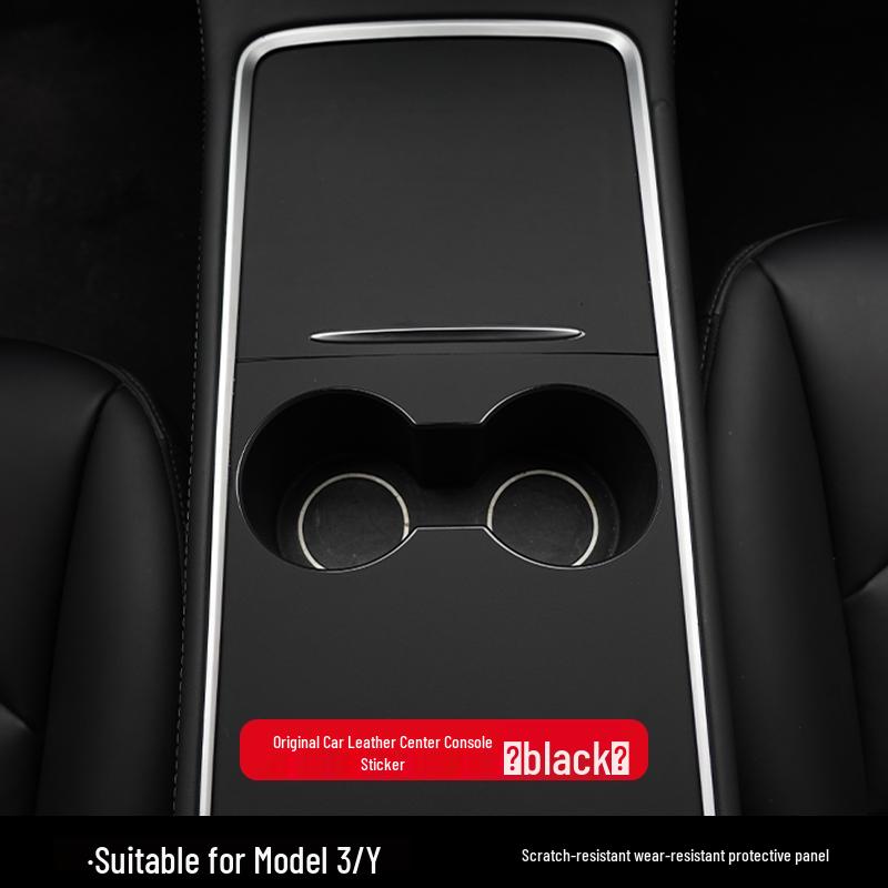 Tesla Model 3/Y Center Console Suede Protective Film Sticker
