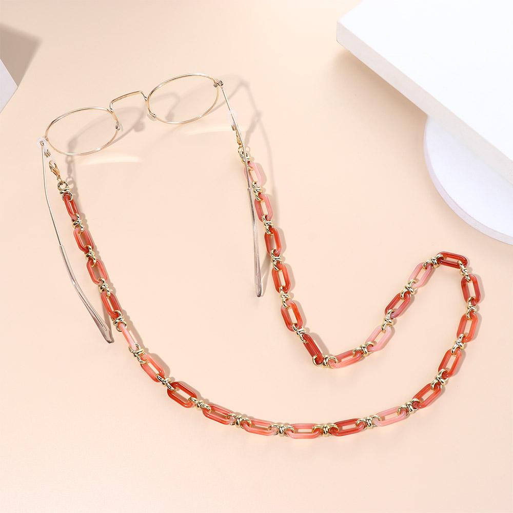 Non-slip Simple Mask Hanging Rope Sunglasses Eyewear Elegant Glasses Chains Acrylic Neck Strap