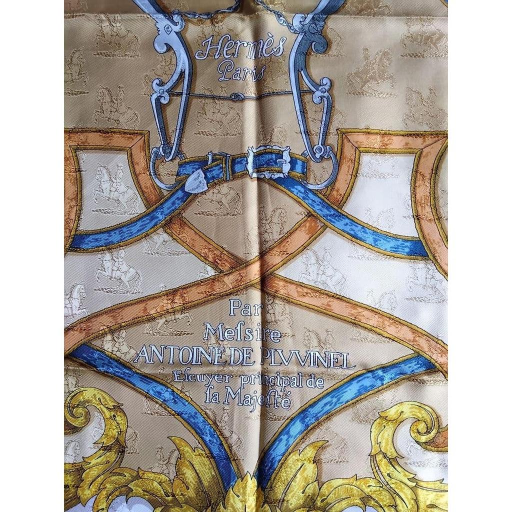 Used Hermes Scarf "La Royale" Carre 90