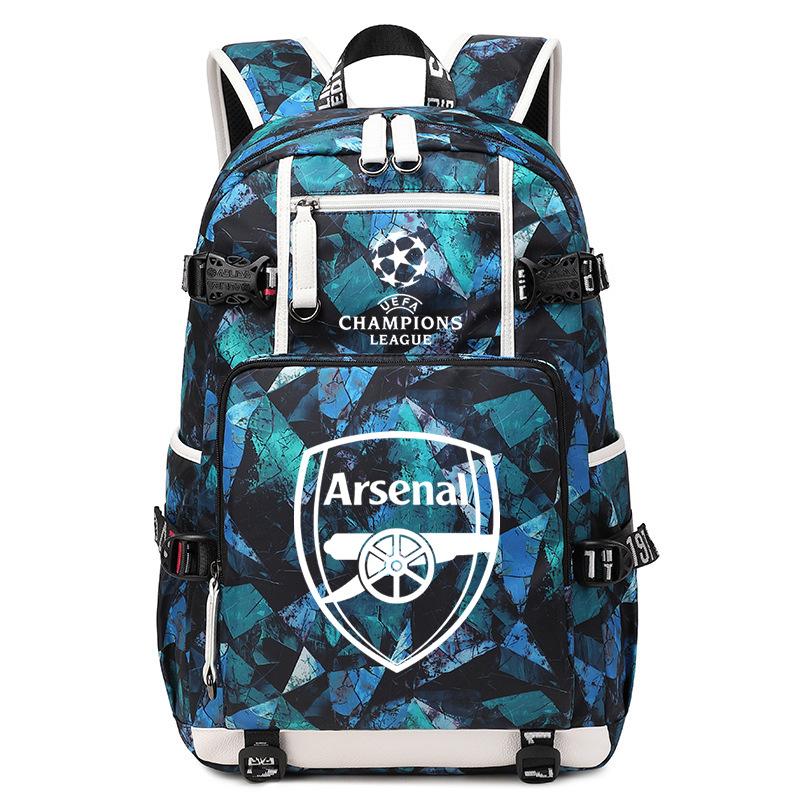 Football Peripheral Camouflage Backpack Student Multifunctional Large Capacity Backpack Leisure Travel Mountaineering Bag