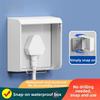Bathroom GFCI Box Waterproof Outlet Fits 86-type Outlets Supports 2-prong Connectors Supports 3-prong Connectors
