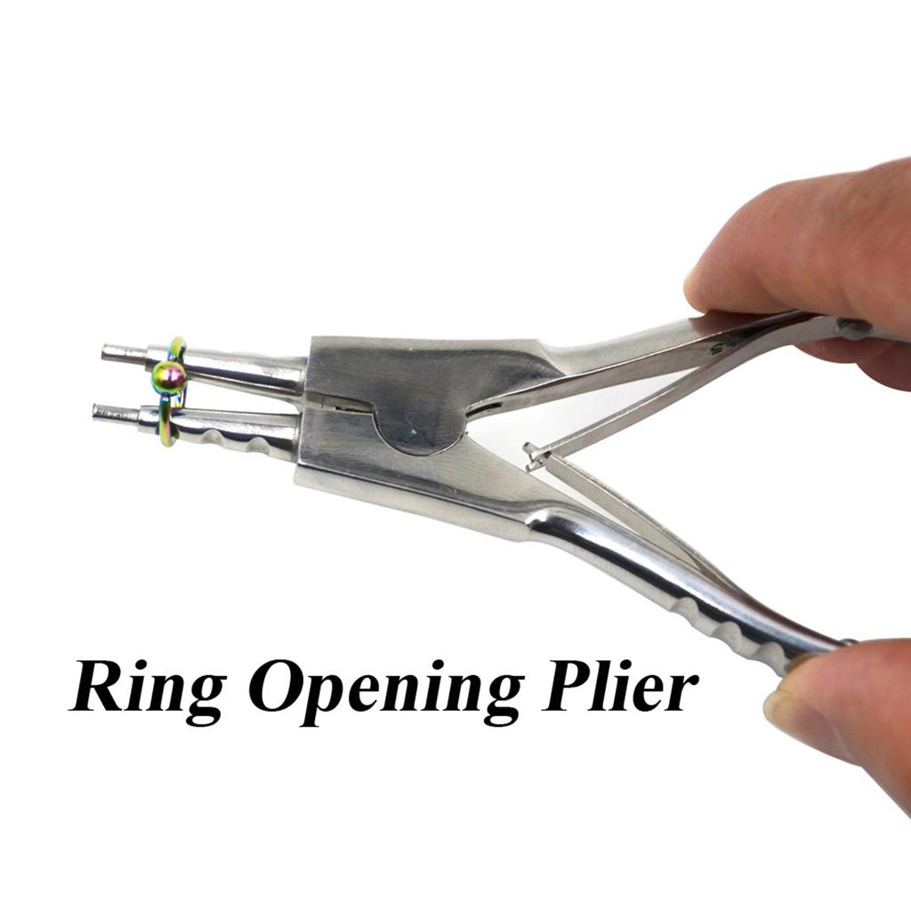 Stainless Steel Piercing Plier Professional Rings Opening Tool Closing Plier Jewelry Body Nose Ear Lip Rings Puncture